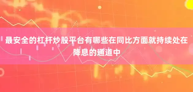 最安全的杠杆炒股平台有哪些在同比方面就持续处在降息的通道中